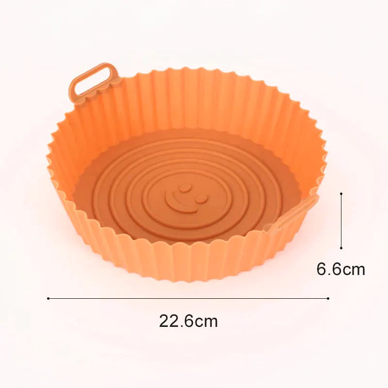 Forma de Silicone Redonda Para Air Fryer - Easy Cook
