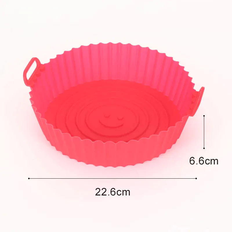 Forma de Silicone Redonda Para Air Fryer - Easy Cook