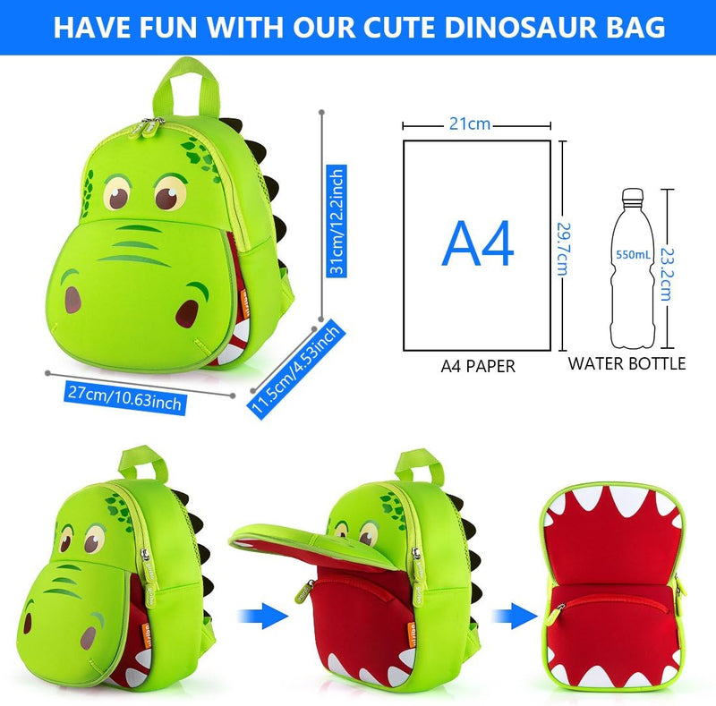 Mochila Escolar modelo DinoSharge para meninos + Kit Lancheira e Brinde