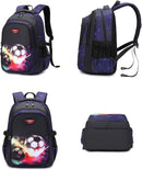 Mochila Escolar modelo Asge para meninos + Kit bolsa secundaria e Brinde