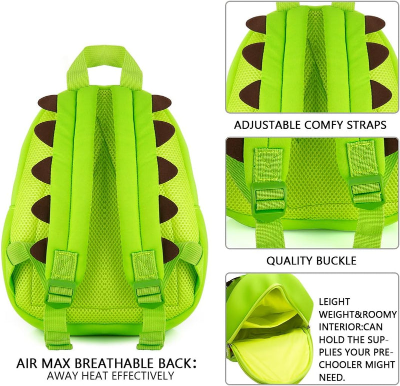 Mochila Escolar modelo DinoSharge para meninos + Kit Lancheira e Brinde