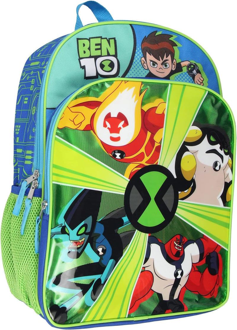 Mochila Escolar modelo Ben10 para meninos + Brinde