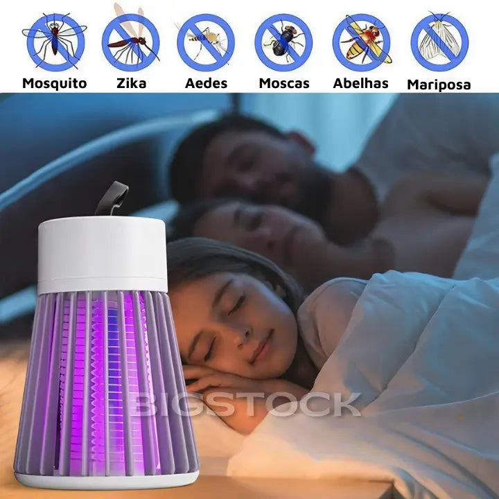 Luminária Mata-Mosquito Com Íons de Atração - BStocker™ (LEVE 2 E ECONOMIZE)