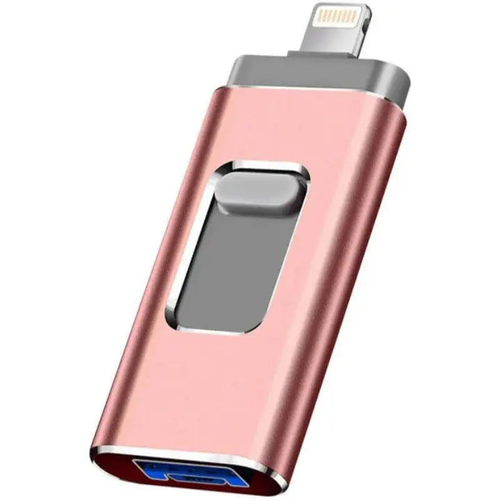 Pen Drive 4 em 1 para Celular BStocker™ - IOS, Android, USB e Tipo C