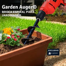 Broca Espiral Garden Auger© - Prepare o Terreno Perfeito Para Suas Plantas Florescerem em Tempo Recorde