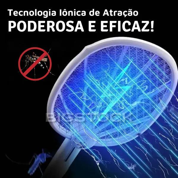 Raquete Mata-Mosquito Elétrica Com Ions de Atração BStocker™