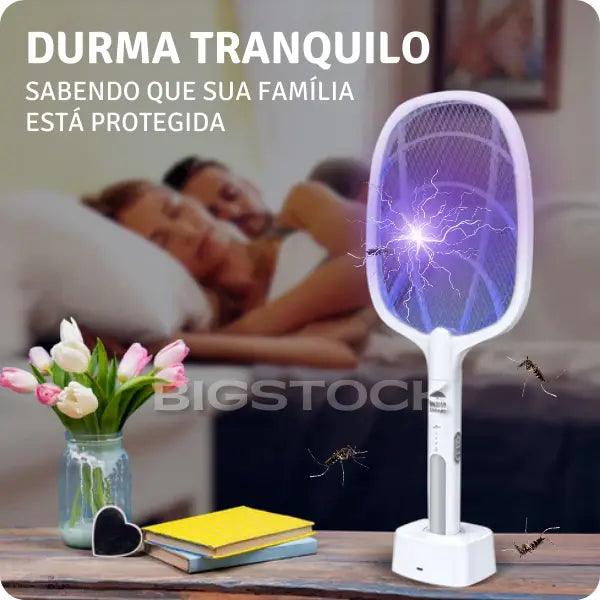 Raquete Mata-Mosquito Elétrica Com Ions de Atração BStocker™