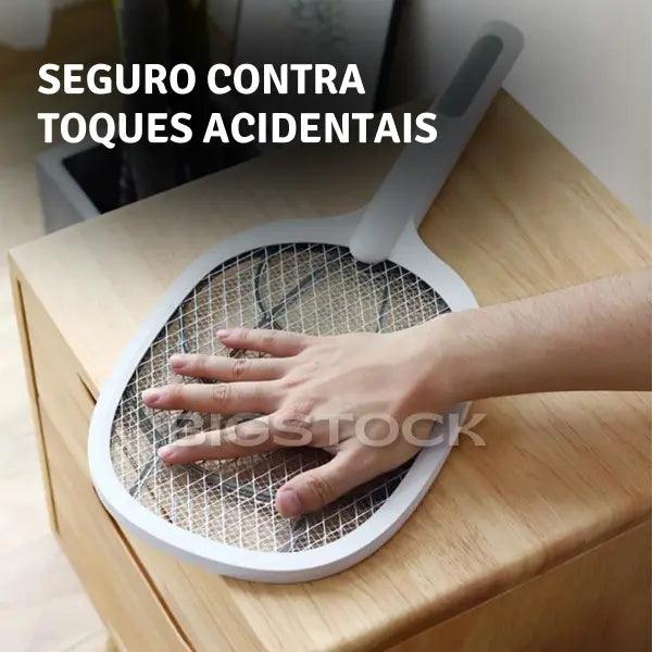 Raquete Mata-Mosquito Elétrica Com Ions de Atração BStocker™