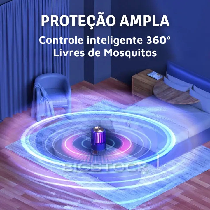 Luminária Mata-Mosquito Com Íons de Atração - BStocker™ (LEVE 2 E ECONOMIZE)
