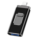Pen Drive 4 em 1 para Celular BStocker™ - IOS, Android, USB e Tipo C