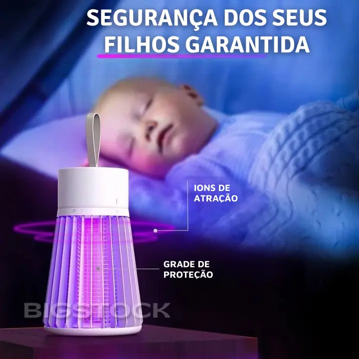 Luminária Mata-Mosquito Com Íons de Atração - BStocker™ (LEVE 2 E ECONOMIZE)
