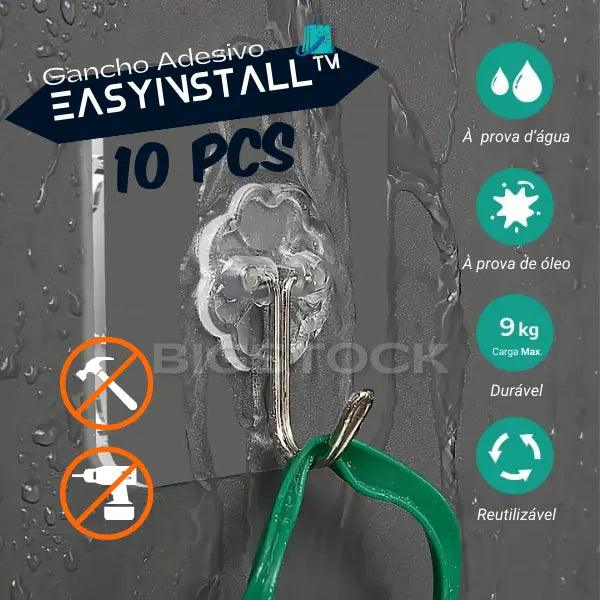 Ganchos Adesivos EasyInstall™ - Pague 5 Leve 10 🔥