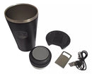 Copo Térmico 420ml Com Caixa De Som Bluetooth  Acoplada