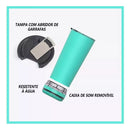 Copo Térmico 420ml Com Caixa De Som Bluetooth  Acoplada