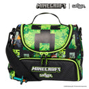 Mochila Escolar Smiggle Minecraft - Kit com lancheira + 1 garrafa térmica de brinde
