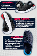 Chinelo Ortopédico Respirável Anti Derrapante - Confort Sport
