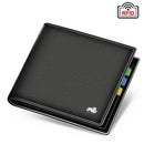 Carteira Masculina Couro Bison Denim Com Bloqueio RFID