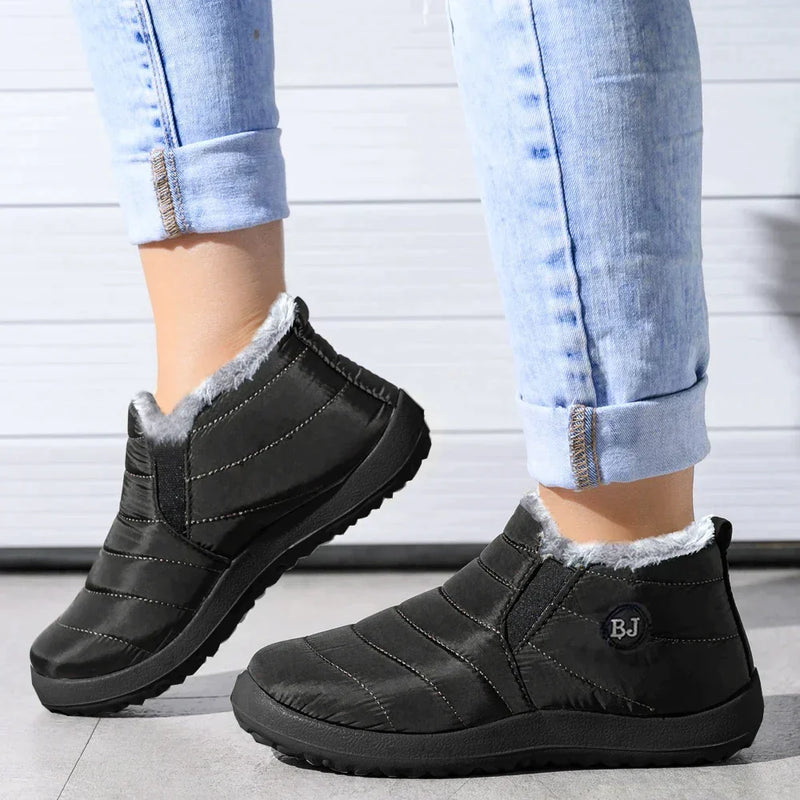 Bota Feminina Casual Aveludada Impermeável - HotConfort™