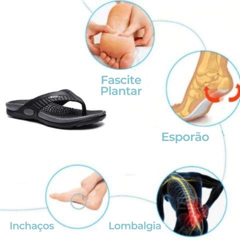 Chinelo Ortopédico Massageador Confort Plus