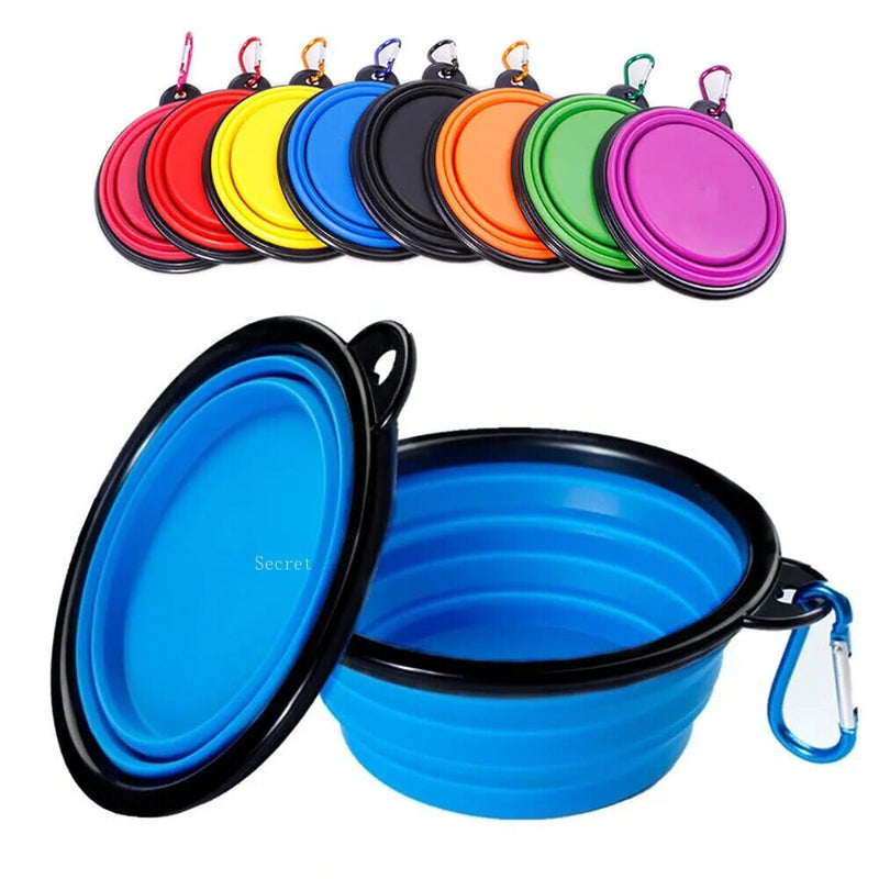 Tigela de Silicone Pet Retrátil - Pet Bowl