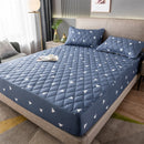 Conjunto Lençol e Fronhas Macias Impermeável e Acolchoado Matelassê - Lux