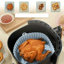 Forma de Silicone Quadrada Para Air Fryer - Clean Cook