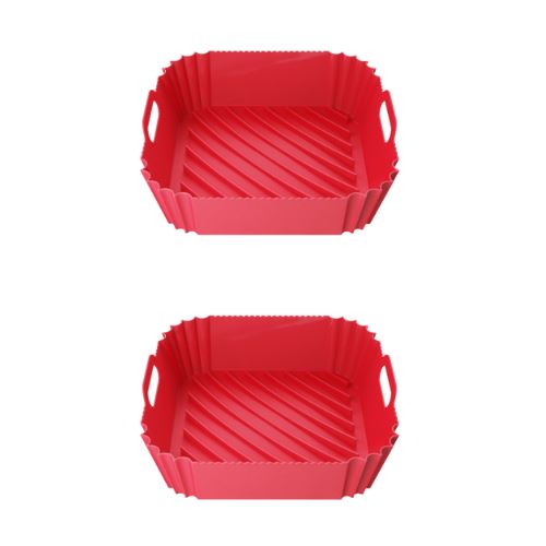 Forma de Silicone Quadrada Para Air Fryer - Clean Cook