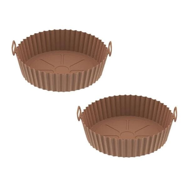 Forma de Silicone Redonda Para Air Fryer - Easy Cook