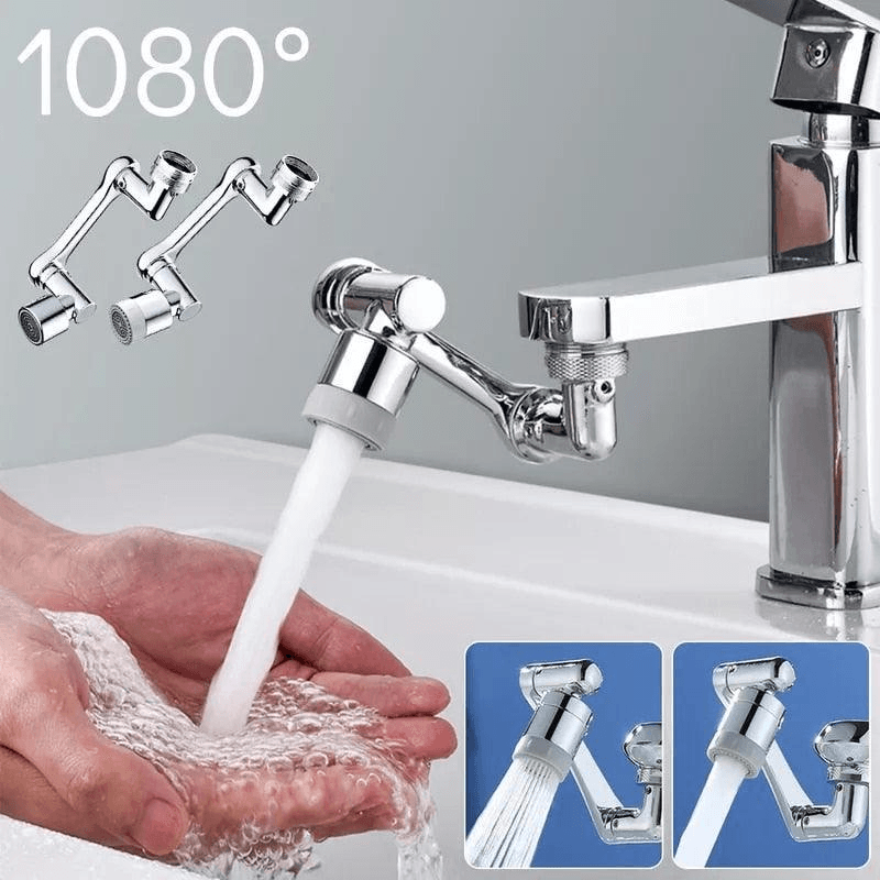 TORNEIRA-WAOUH™  ROTATIVA DE 1080° COM ROSCA DE AÇO