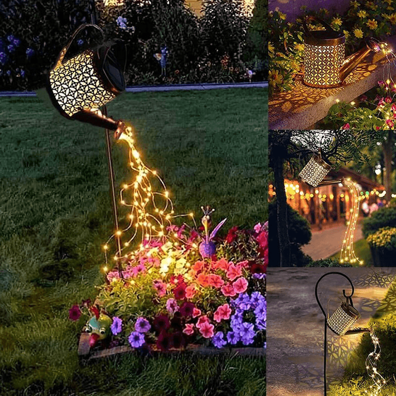 Regador Gießkanne™️ - A Cachoeira de Luzes de Energia Solar