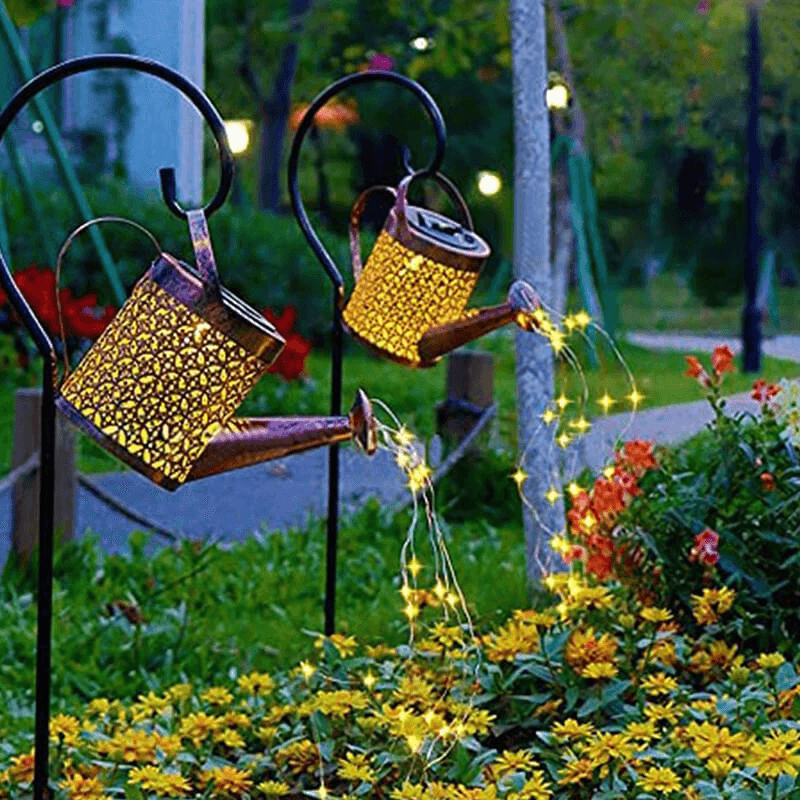 Regador Gießkanne™️ - A Cachoeira de Luzes de Energia Solar