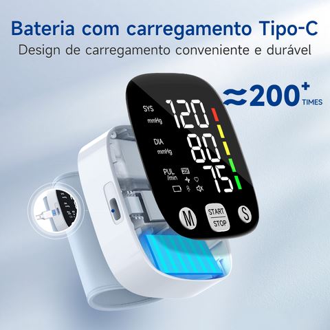 Medidor de Pressão Arterial Digital - Voice Med