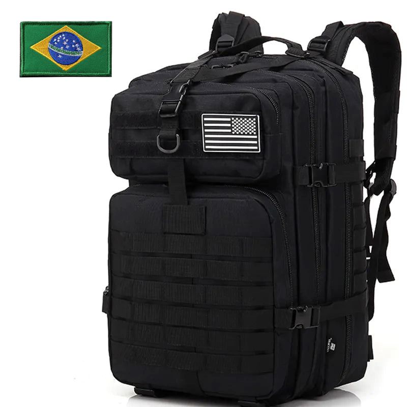 Mochila Tática Impermeável 50L - Tatic Bag + Brinde