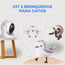 KIT 2 BRINQUEDOS PARA GATO TOYSCAT