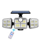 Refletor Solar LED Com 3 Cabeças 800W - Eco Bright