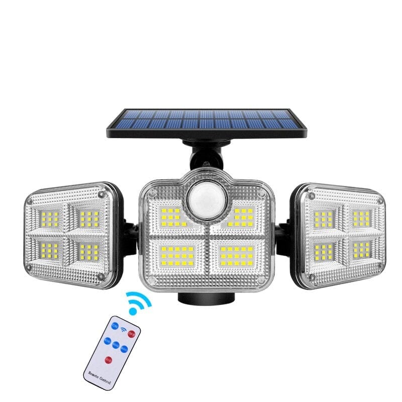 Refletor Solar LED Com 3 Cabeças 800W - Eco Bright