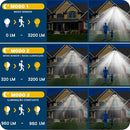 Refletor Solar LED Com 3 Cabeças 800W - Eco Bright