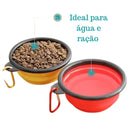 Tigela de Silicone Pet Retrátil - Pet Bowl