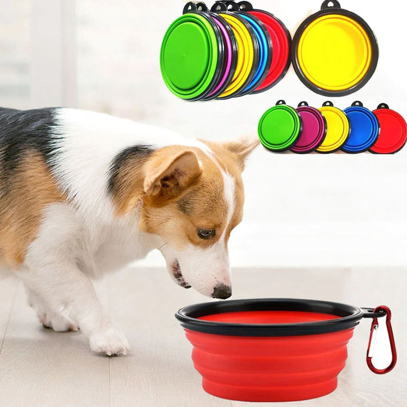 Tigela de Silicone Pet Retrátil - Pet Bowl