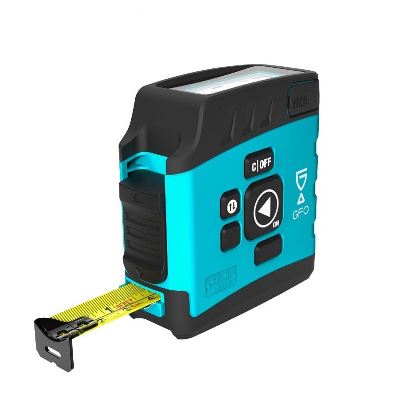 Trena e Fita Métrica Digital 5m Bluetooth Recarregável